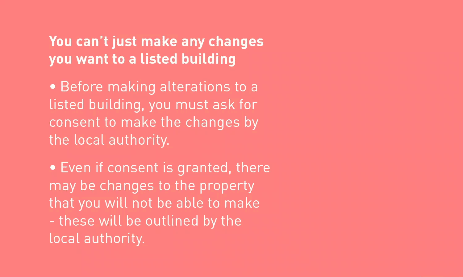changes to a listed building