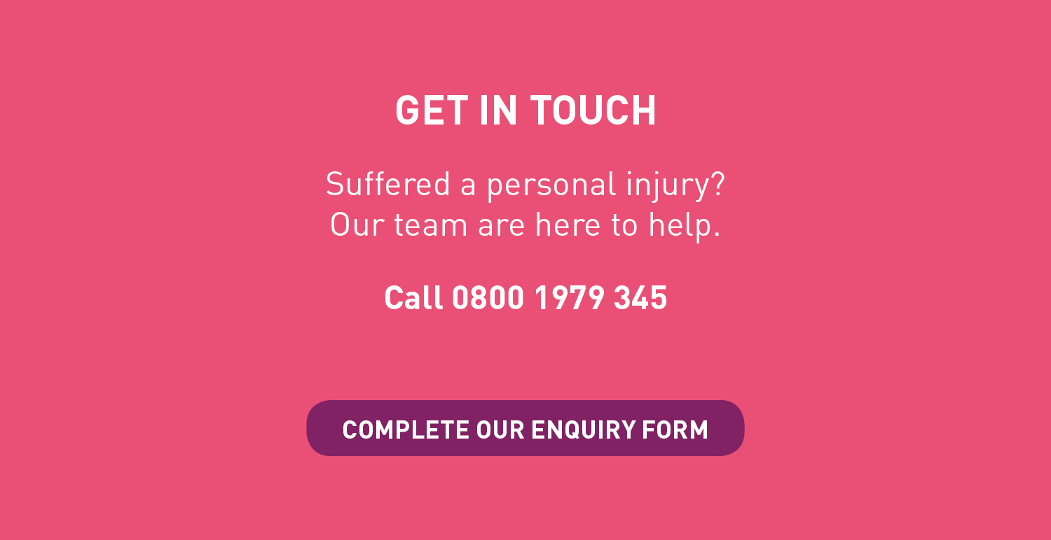 workplace injury and occupiers' liability infographic question enquiry form button