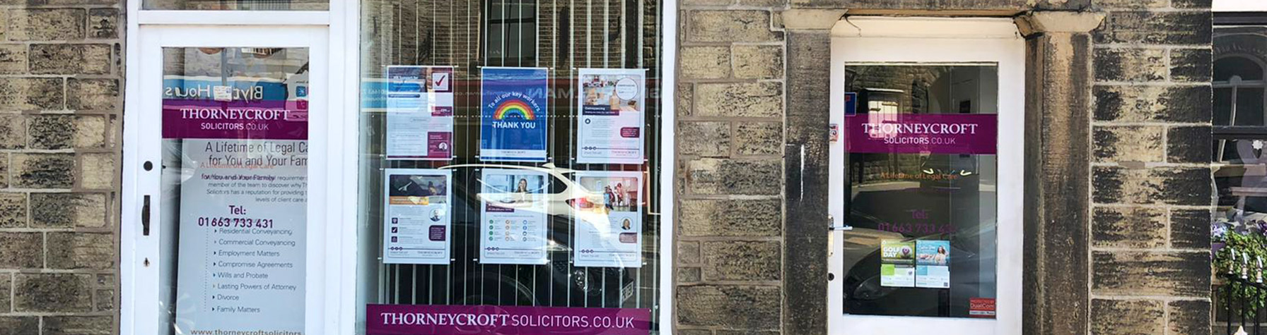 Solicitors in Whaley Bridge