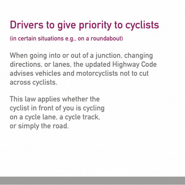 Major changes to the Highway Code Thorneycroft Solicitors